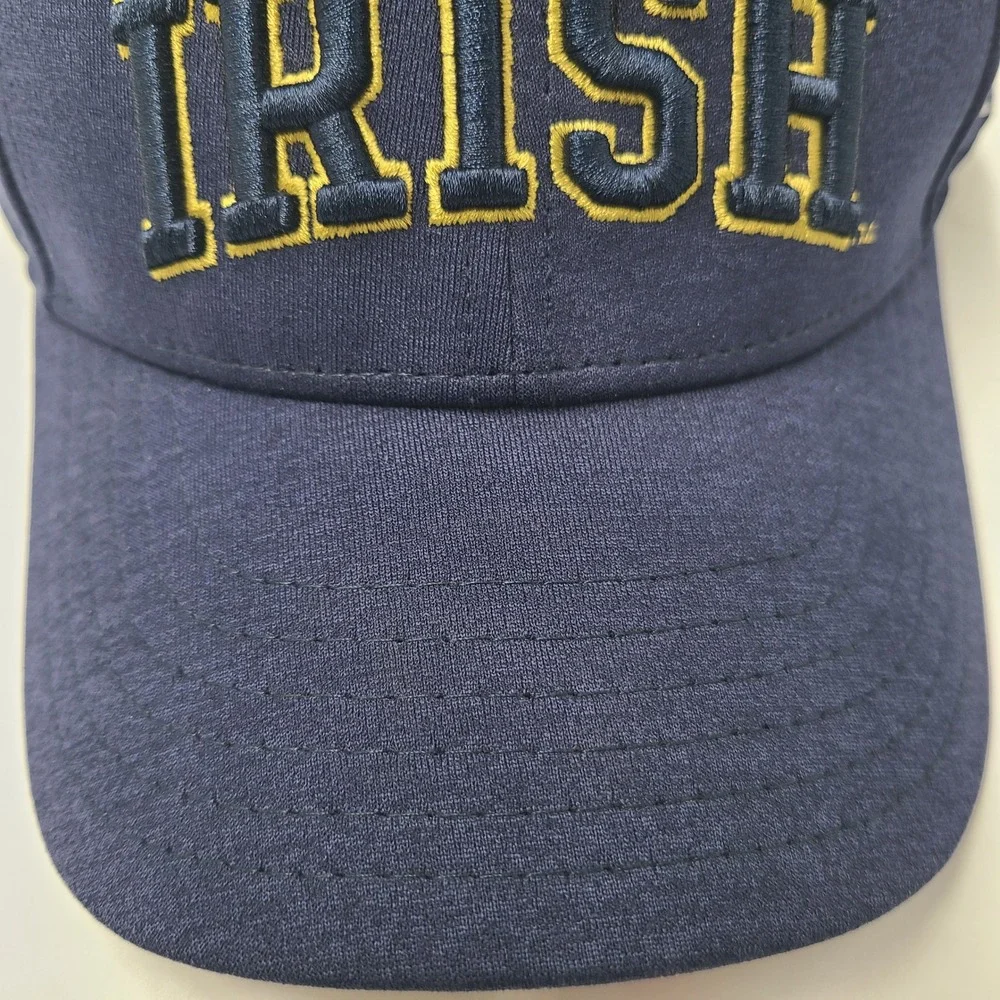 Youth Notre Dame Fighting Irish Hat Adjustable Under Armour‎ Blue Gold NCAA Boys